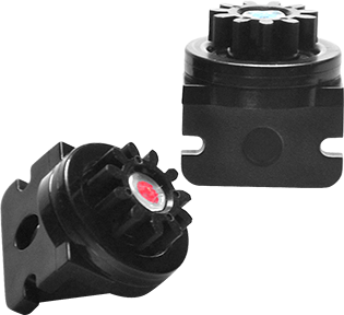 Amortiguador de rueda dentada de forma especial, amortiguador giratorio personalizado para botón automotriz SOS